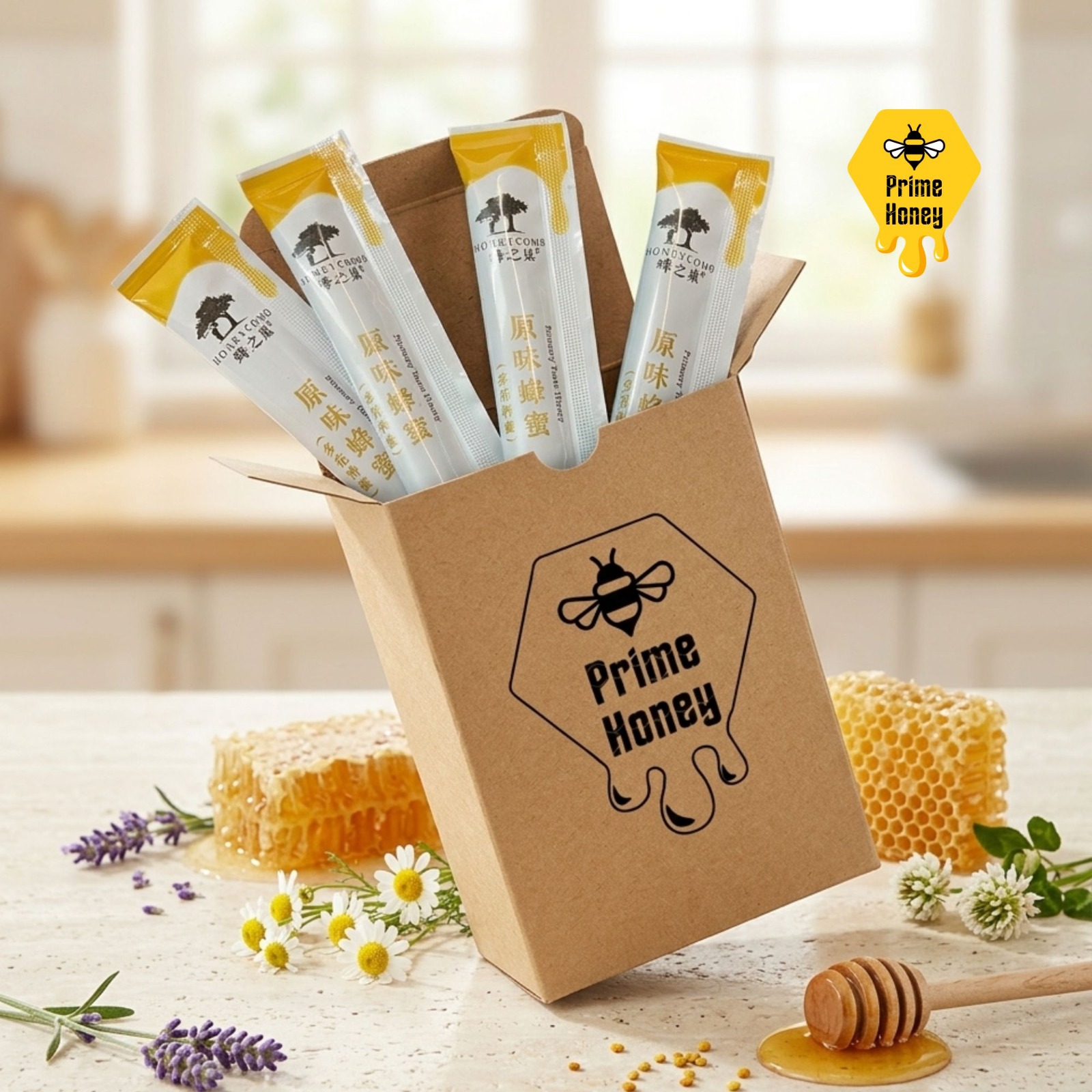 HONEYCOMB Natural Mixed Honey