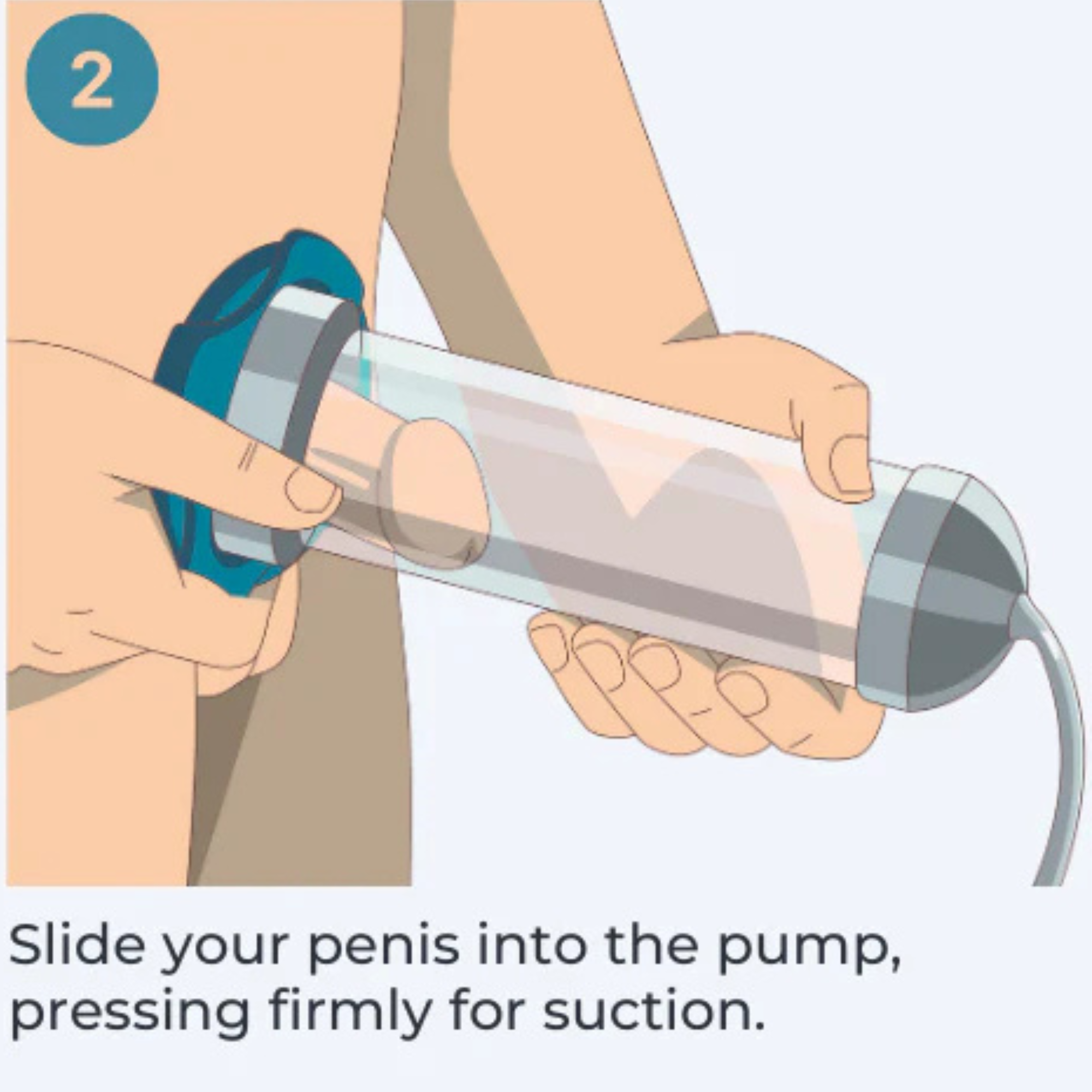 Penis Pumper User Manual Step 2